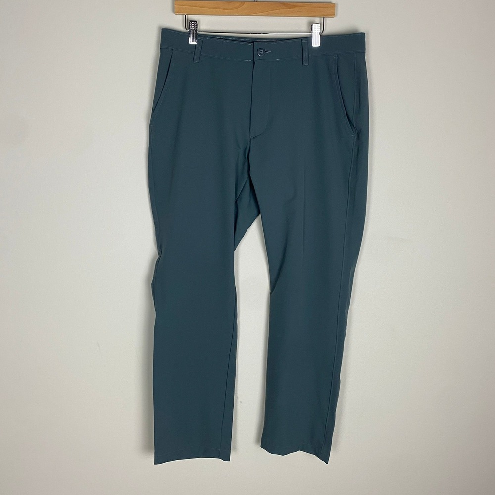 Under Armour Golf Performance Pants Mens 36x32 Gray Stretch Chino Trousers